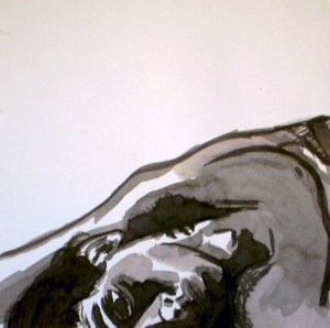 whatareyoufightingfor III 2009, Tusche auf Papier 20x20cm